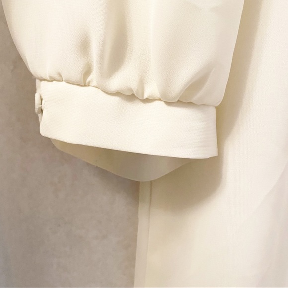 VINTAGE - THE ROOM SHEER RUFFLE BLOUSE - Picture 6 of 8